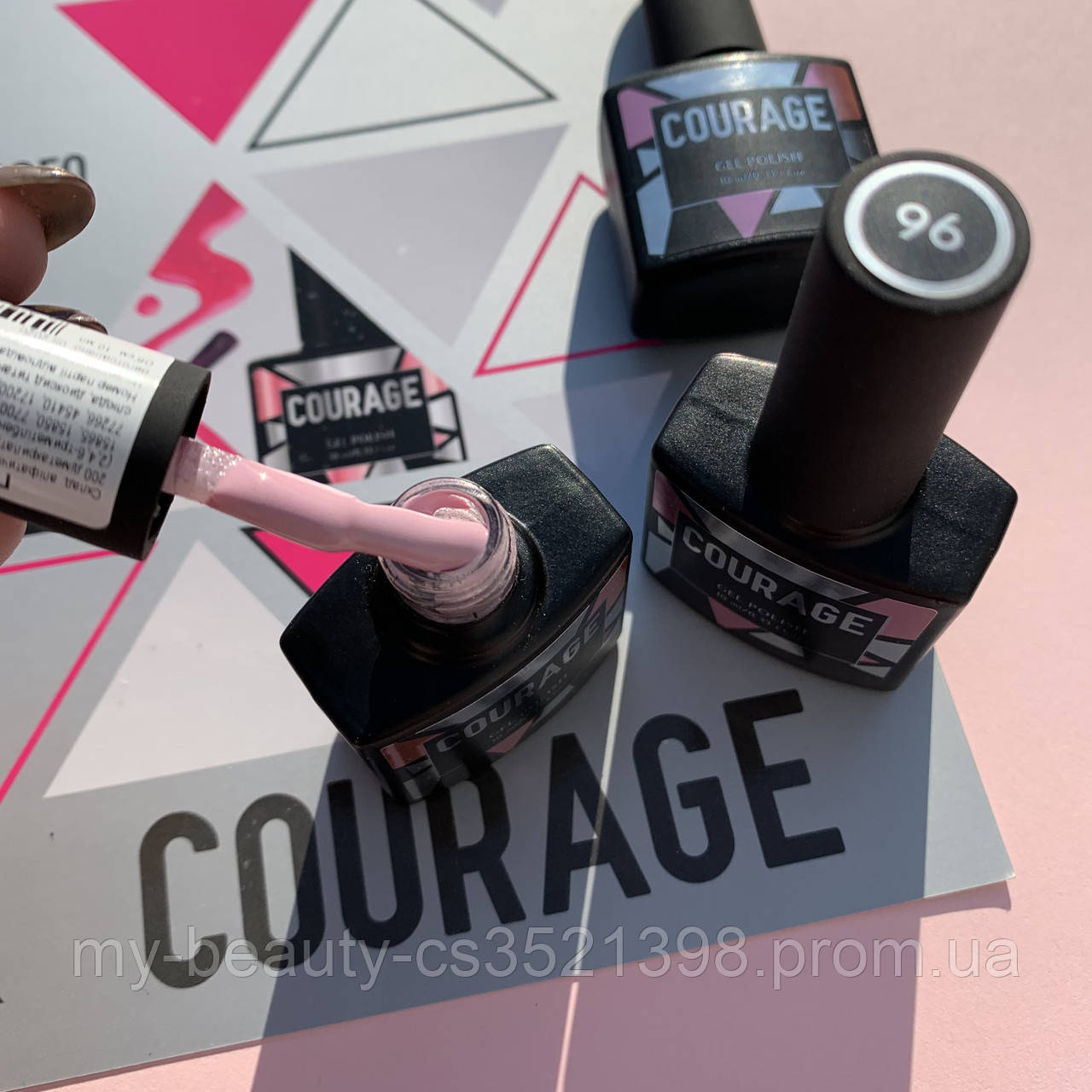 Гель-лак для нігтів Courage Prof 10 мл №096