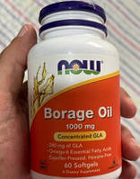 Олія бурачника NOW Borage Oil 1000 mg 60 капсул