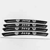 Наклейки на диски (на колеса) Jeep (Джіп) чорні, фото 4