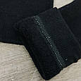 Зимові високі чоловічі махрові шкарпетки з вовною якісні теплі Marjinal розмір 40-45,6 пар\уп. чорного кольору, фото 4