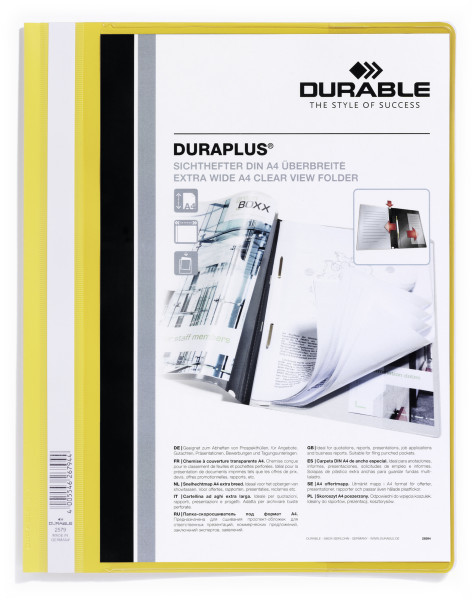 Папка кольорова пластикова DURAPLUS® А4+ DURABLE