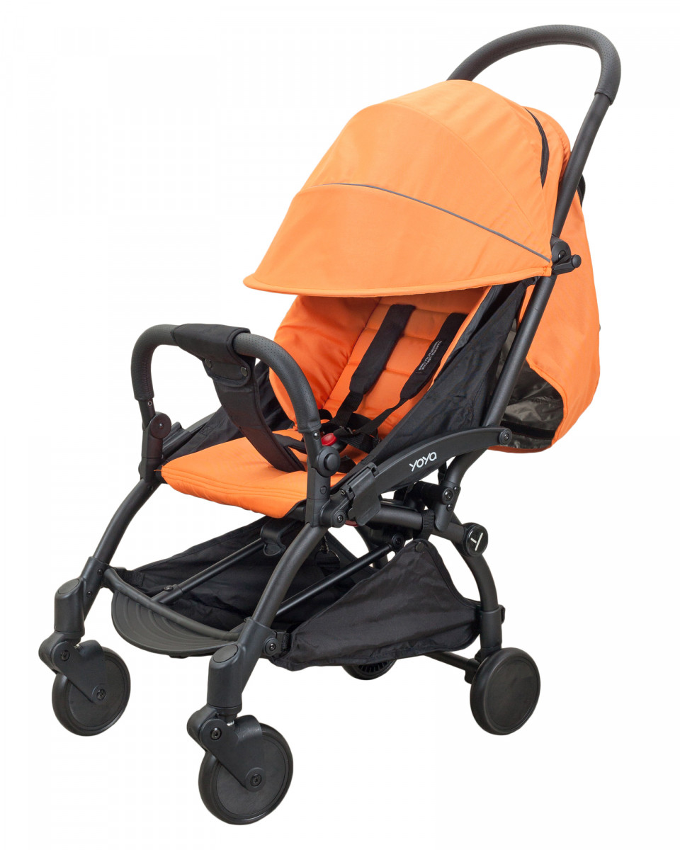 Прогулянковий коляска Yoya 175A+ Premium Edition Terracotta Терракота рама чорна, колеса чорні