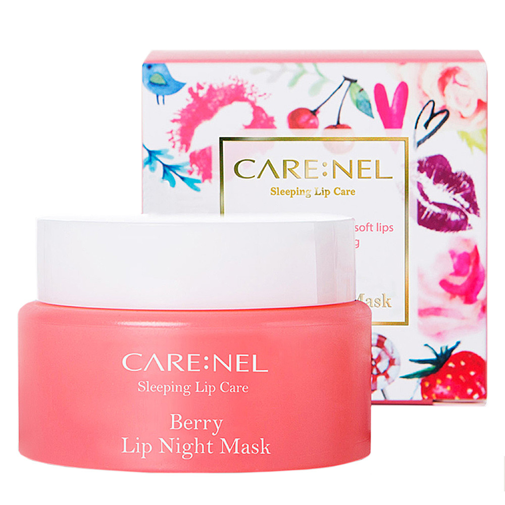 Нічна ягідна маска для губ Carenel Berry Lip Night Mask 23 г, фото 1