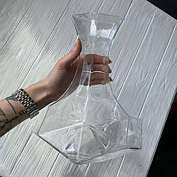 Декантер графин для вина "Прозорий діамант", 2.3 л