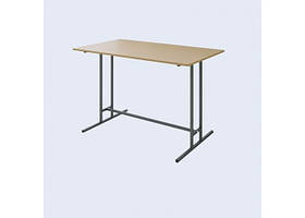 Стіл для їдальні без кронштейна під лавку