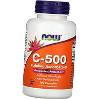 Витамин С Аскорбат кальция NOW C-500 Calcium Ascorbate-C 100 капс