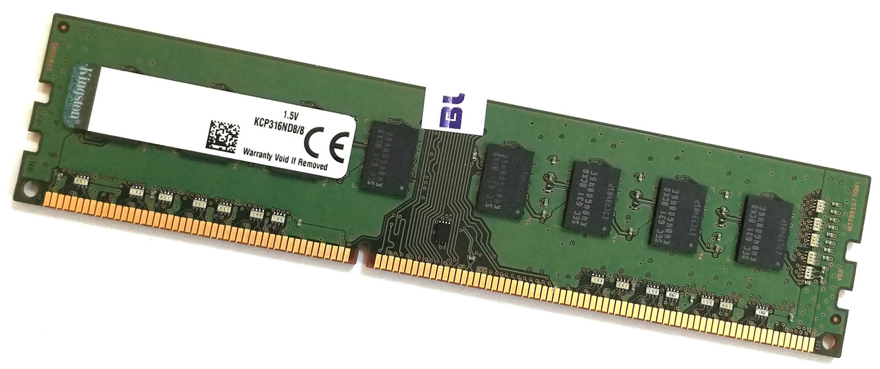 Оперативна пам'ять Kingston DDR3 8Gb 1600MHz PC3-12800U 2Rx8 CL11 (KCP316ND8/8) Б/В