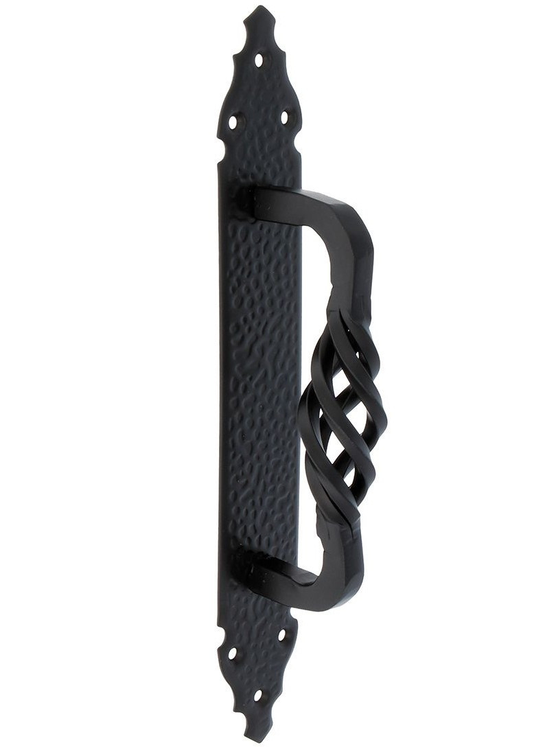 Ручка ажурна на планці Amig 104 чорний (Іспанія)