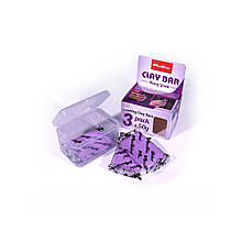Набір агресивної глини для чистки кузова - MaxShine Detailing Clay Bar Heavy Cut 150 г. 3шт.x50грам фіолетовий (2041150P)