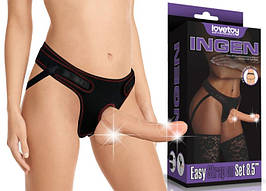 Страпон із фалоімітатором Ingen Easy Strap On Set 8.5''