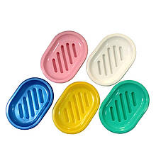 Мильниця відкрита Ідея пластикова овальна 13.5х9.5х2.5 см