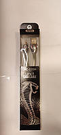 USB кабель / шнур Remax RC-035m Laser Micro USB (черный цвет)