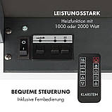 Елегантний електричний камін Klarstein Studio Light & Fire 1 Німеччина, фото 4