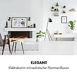 Елегантний електричний камін Klarstein Studio Light & Fire 1 Німеччина, фото 6
