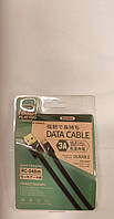 USB кабель / шнур Remax RC-048m Gold Plating 3A Micro USB (1000mm) (черный цвет)
