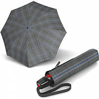 Зонт автомат складной Knirps T.200 Medium Duomatic Check Grey