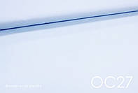 Ткань сатин однотонный светло-голубой ОСТАТОК 0,6+0,4 м БРАК<<-- 1,7 м (40см от кромки)