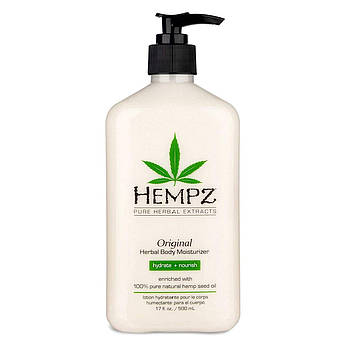 Зволожувальний крем для тіла з олією насіння конопель Hempz Original Herbal Body Moisturizer 500 мл