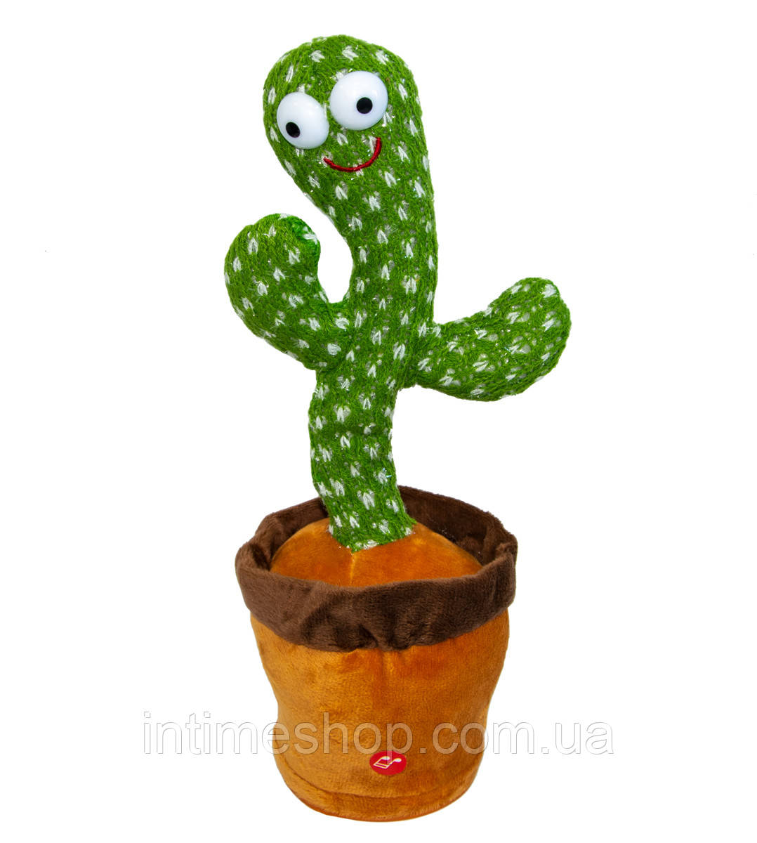 Танцующий кактус Dancing Cactus АА, интерактивная музыкальная игрушка повторюшка | танцюючий кактус (TI) - фото 3 - id-p1495912264