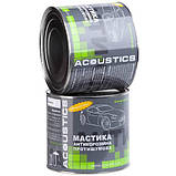 Мастика для авто бітумно каучукова ACOUSTICS 0.8 кг (противошумна, антикорозійна для днища), фото 3