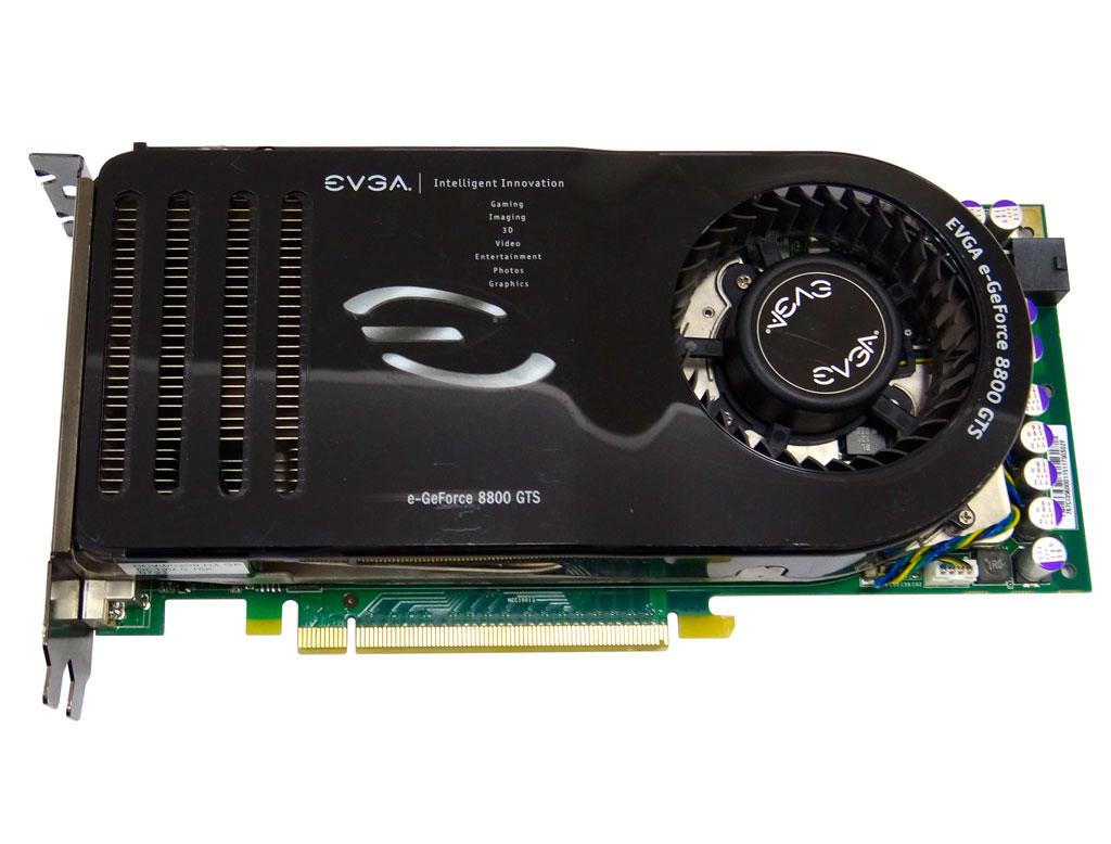 Відеокарта EVGA GeForce 8800 GTS 640Mb PCI-Ex DDR3 320bit (2 x DVI + sVideo)