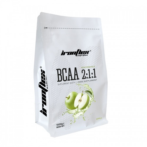 Амінокислоти IronFlex BCAA Performance 2-1-1 1000 г Яблуко Apple