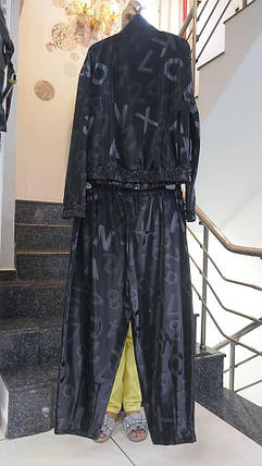 Жіночий ширинкою костюм Darwin (Туреччини) 52-64 р. чорний, фото 2