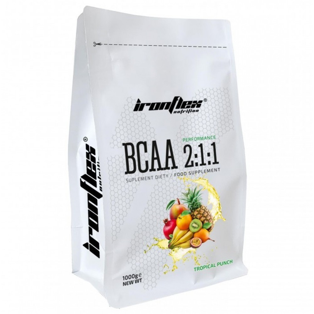 Амінокислоти IronFlex BCAA Performance 2-1-1 1000 г Кавун Watermelon