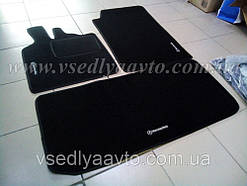Ворсові килимки в салон і багажник SMART Fortwo 451 з 2007 р. (Чорні)