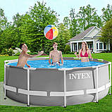 Басейн каркасний Intex 26706 з фільтр-насосом 305-99 см, фото 2