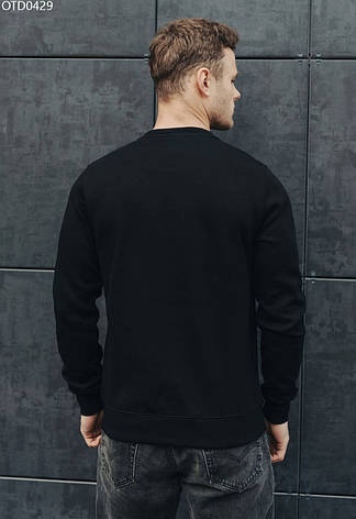 Мужской черный свитшот Staff black basic fleece Сезон осень/зима чёрный OTD0429 XS, 44, фото 2