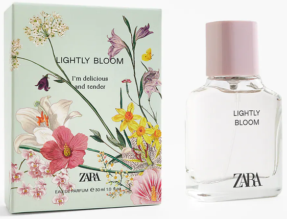 Жіночі парфуми Zara Lightly Bloom 30ml, фото 3
