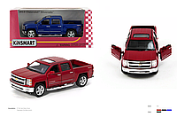 Модель машини Kinsmart Chevrolet Silverado 4 види в коробці KT5381W