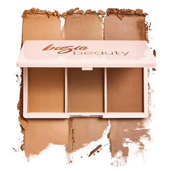 Палетка бронзерів 3 відтінки Basic Beauty Bronze AF Bronzer Palette 12 г