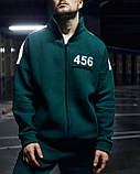 Теплий спортивний костюм гра в кальмара з номером 456 везунчик, Asos асос зимовий на флісі з серіалу, фото 5
