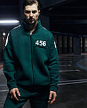 Теплий спортивний костюм гра в кальмара з номером 456 везунчик, Asos асос зимовий на флісі з серіалу, фото 4