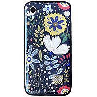 Чехол Epoxy Case для Apple iPhone XR Blue Flowers