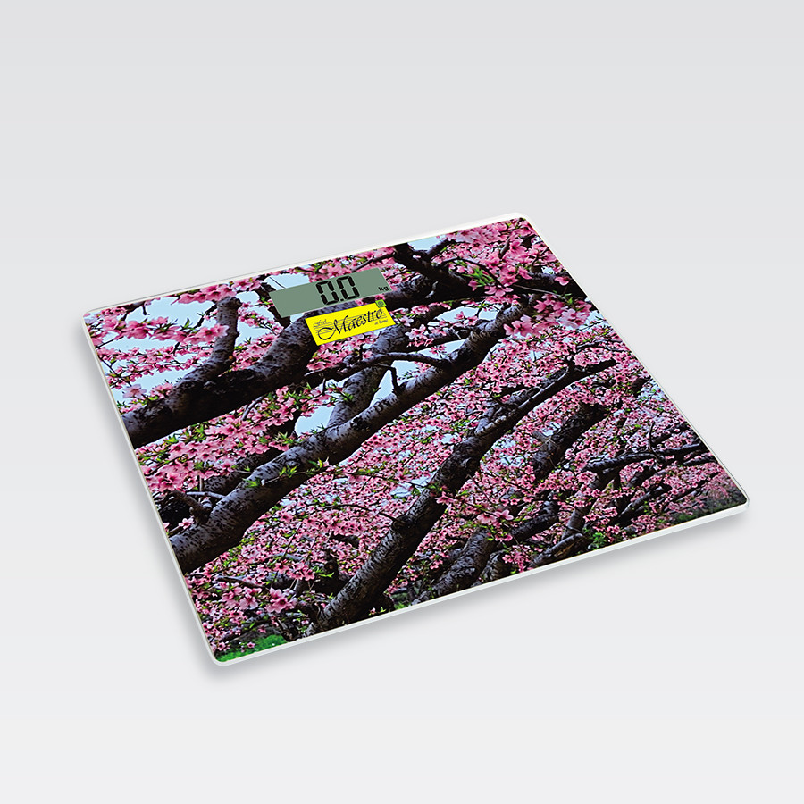 Ваги підлогові електронні скляні Maestro MR-1823 до 150 кг з високою точністю