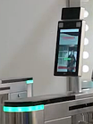 Біометрія турнікета з тепловим сканером температури тіла ZKTeco ProFace X CH (TI), фото 5