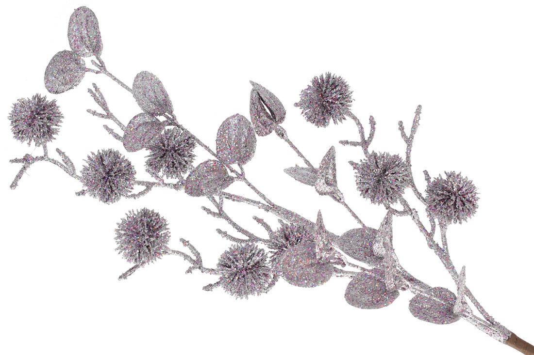 Декоративна гілка 70см, колір - лавандовий. - 12 шт УПАКОВКА ТОВАР ВІД ВИРОБНИКА