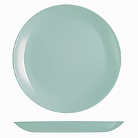 Лазурная обеденная - подставная плоская тарелка Luminarc Diwali Light Turquoise 27 см (P2013) HD