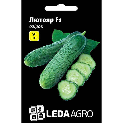 Лютояр F1 насіння огірка, 50 насіння — ранній, партенокарпік Yuksel Seeds, фото 1