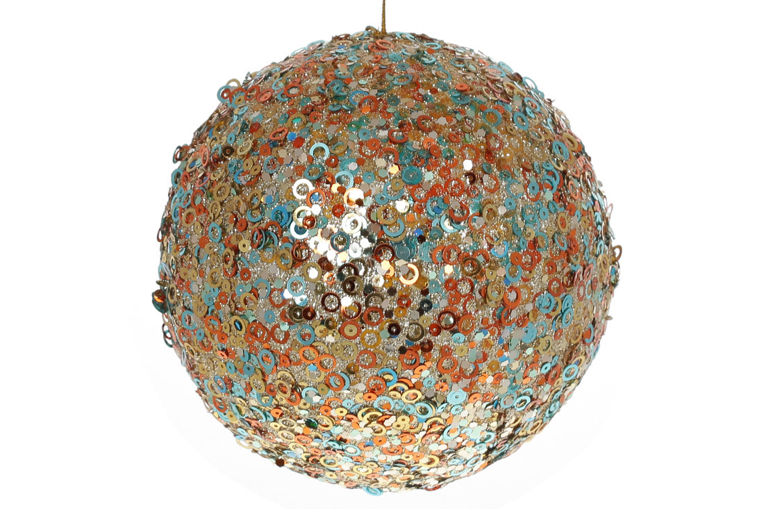 Ялинкова куля 15см, колір - золото ТОВАР ВІД ВИРОБНИКА