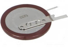 Акумулятор дисковий Panasonic VL2330-VCN 3V 50 mAh з виведеннями 1х1 вертикально