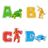 Алфавіт Трансформер QQABC Букви 4 шт. A B C D, фото 7