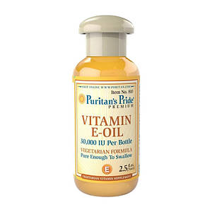 Рідкий вітамін Е Puritan's Pride Vitamin E-OIL 30000 IU 75 ml