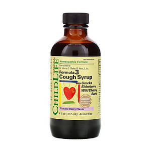 Сироп від кашлю ChildLife Formula 3 Cough Syrup 118,5ml для дітей