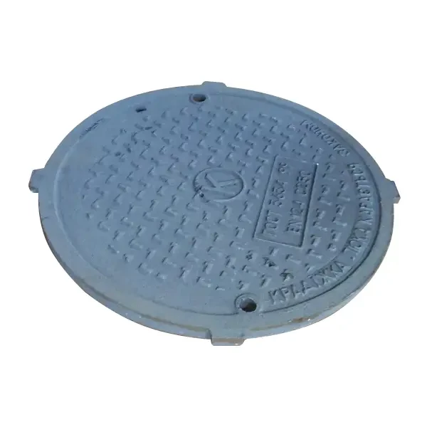 Кришка чавунна люка каналізаційного типу "В-Б" С250 (ПР)