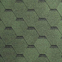 Бітумна черепиця IKO Superglass Hex (23) Amazon Green ultra
