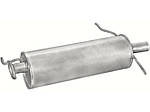 Глушник Мазда 626 (Mazda 626) 82-87 1.6/2.0 b/kat (12.85) Polmostrow алюминизированный